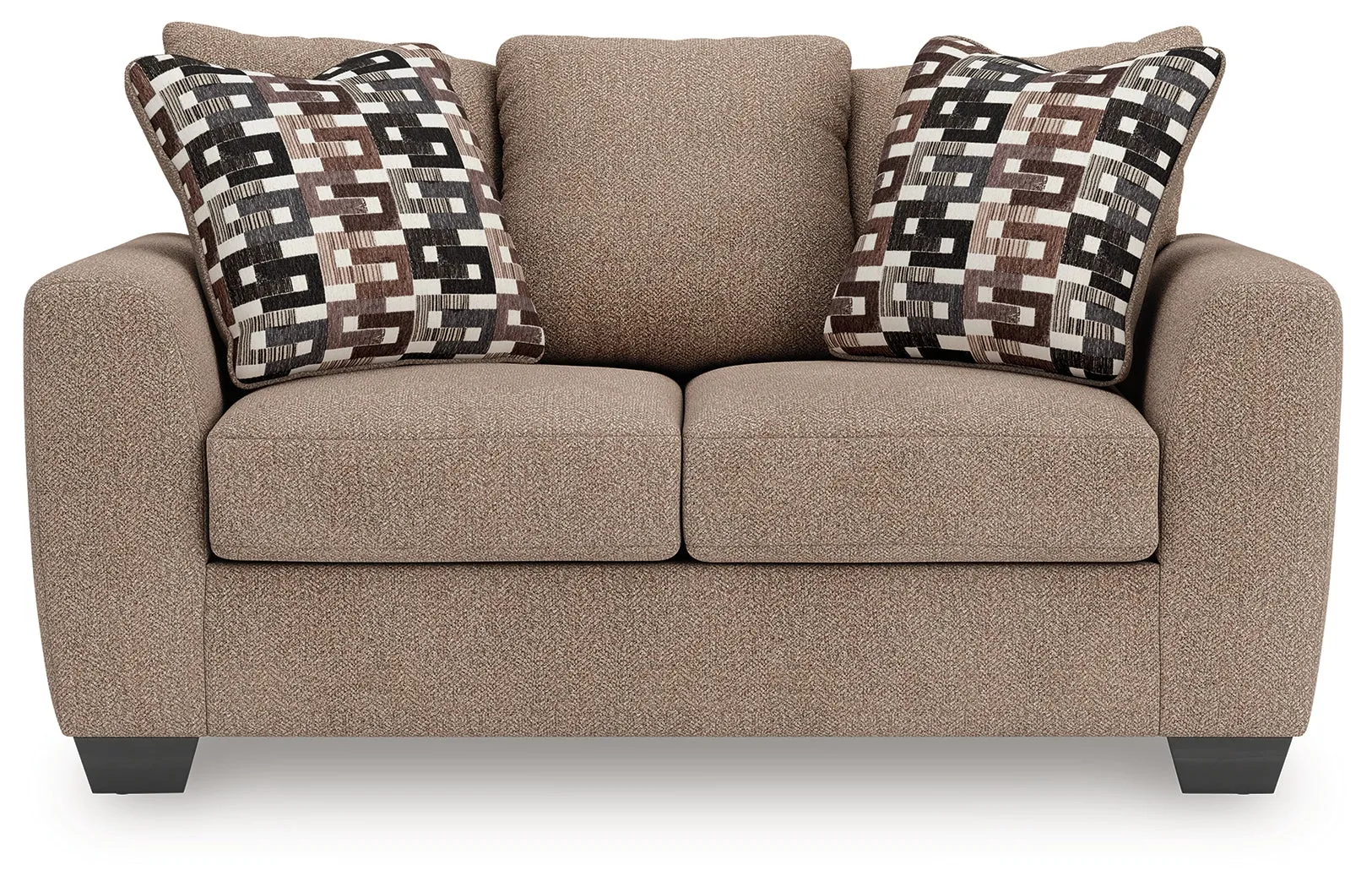 Triston-Peaks Suede Loveseat - Image 3