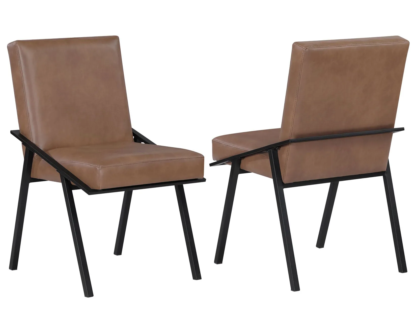 Tucson Brown Side Chair, Set of 2 - Image 2