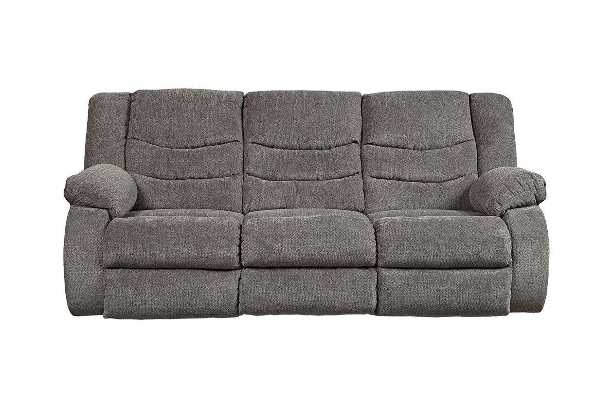 Tulen Gray Manual Reclining Sofa - Image 2