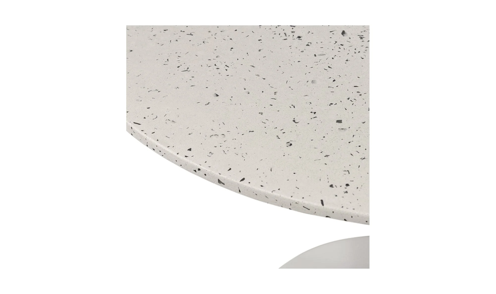Tuli Outdoor Cafe Table White Terrazzo - Image 5