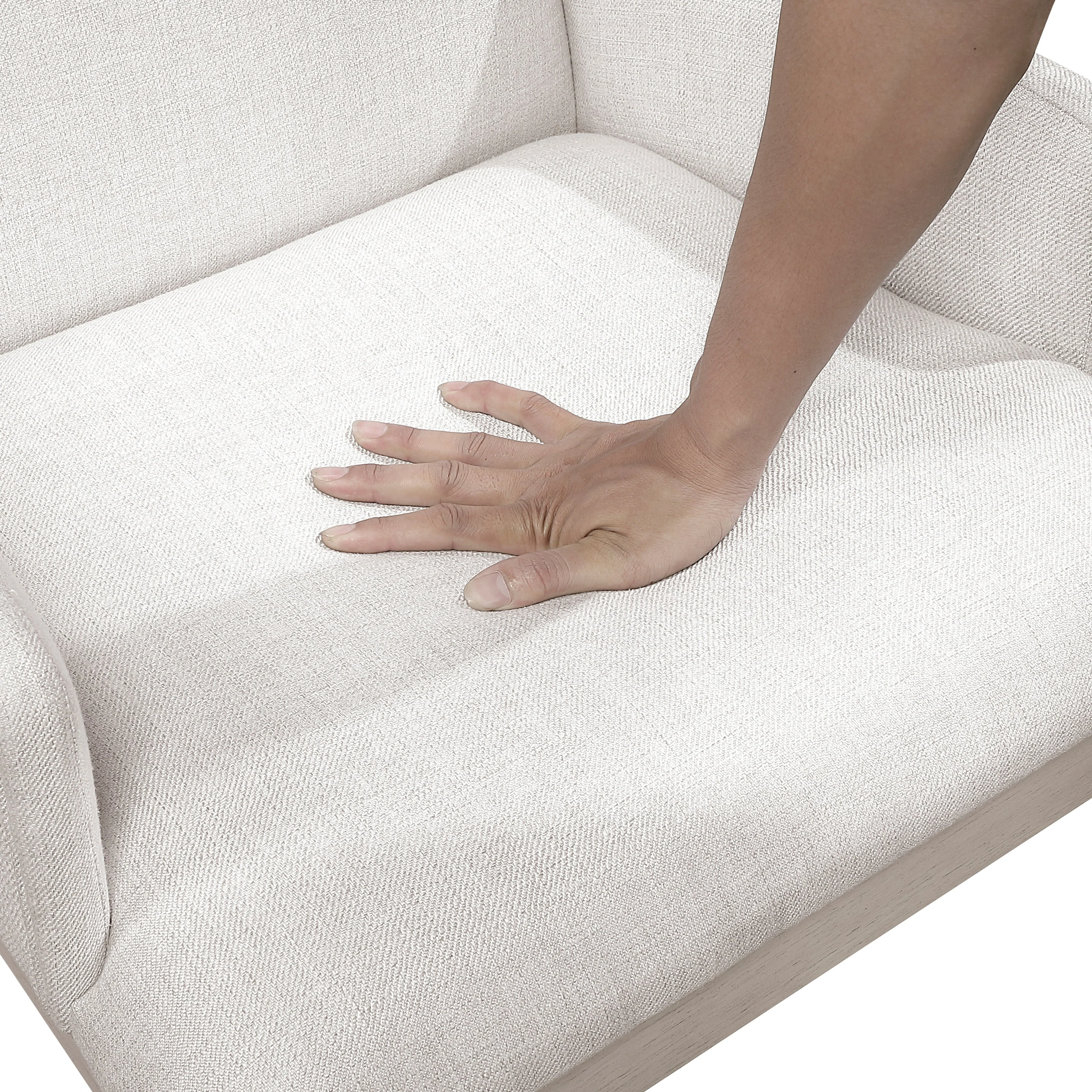 Tundra Ivory Arm Chair, Set of 2 - Image 7