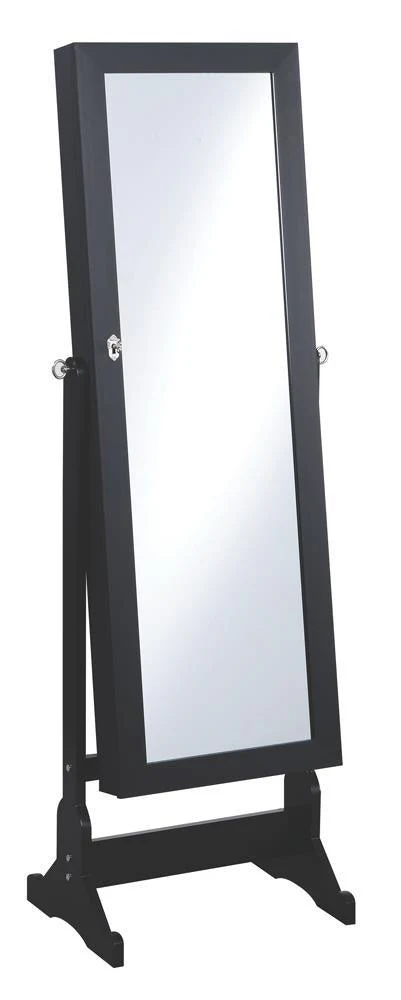 Tutuola Black Jewelry Cheval Mirror - Image 3