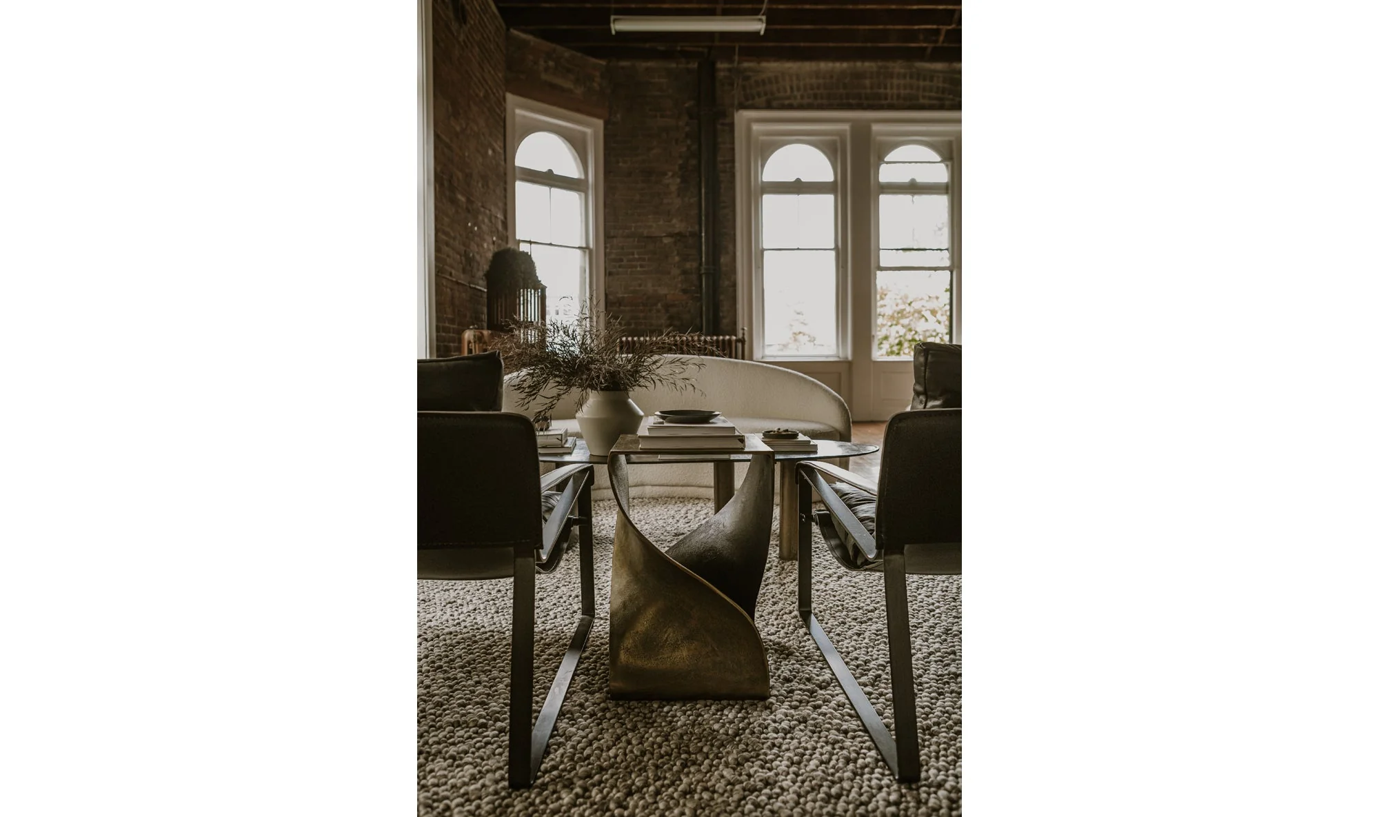 Twist Accent Table Brass - Image 3
