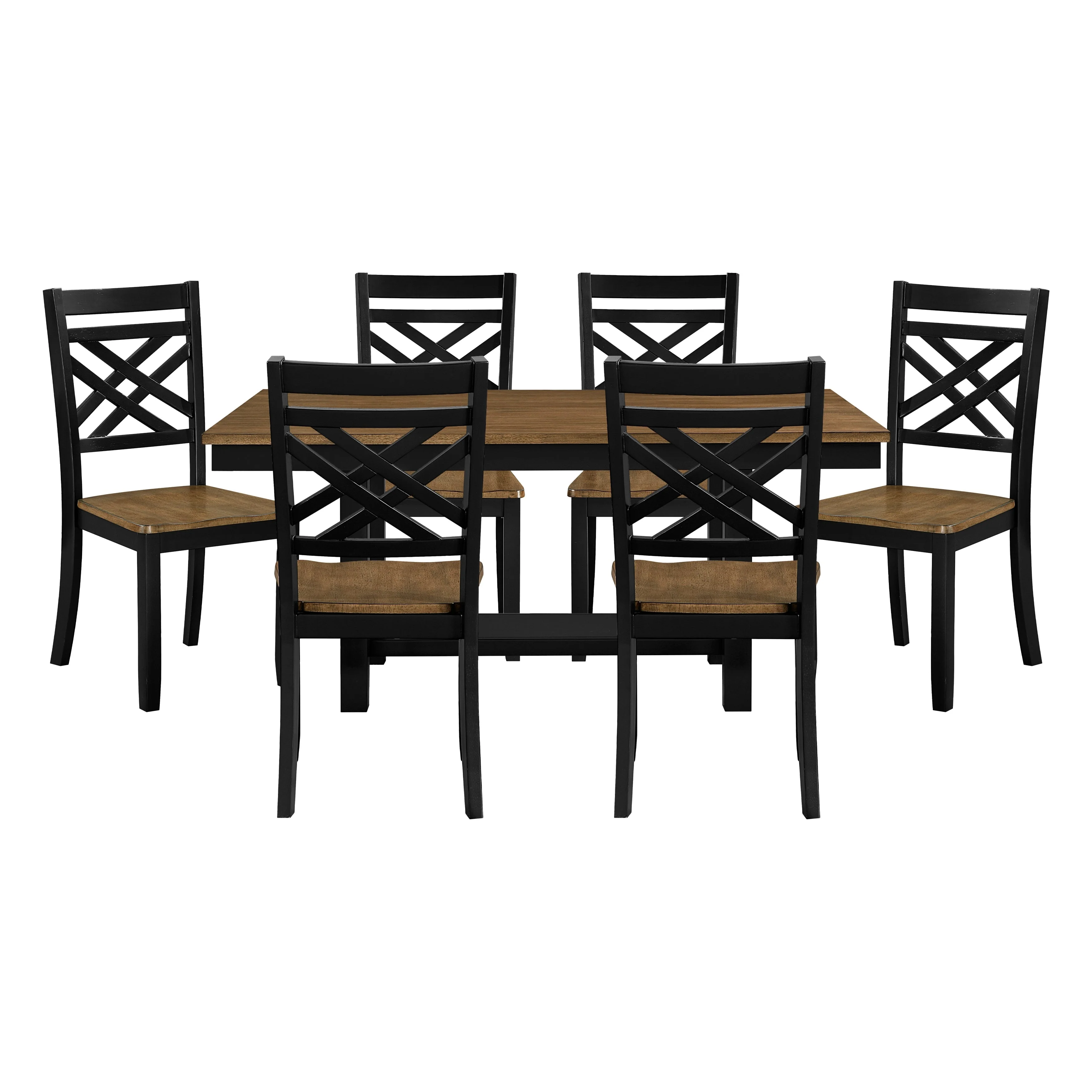 Tyler Black/Brown 65" Dining Room Set - Image 3