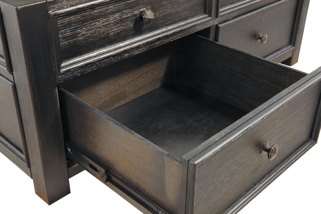 Tyler Creek Grayish Brown/Black Coffee Table with Lift Top - Image 5