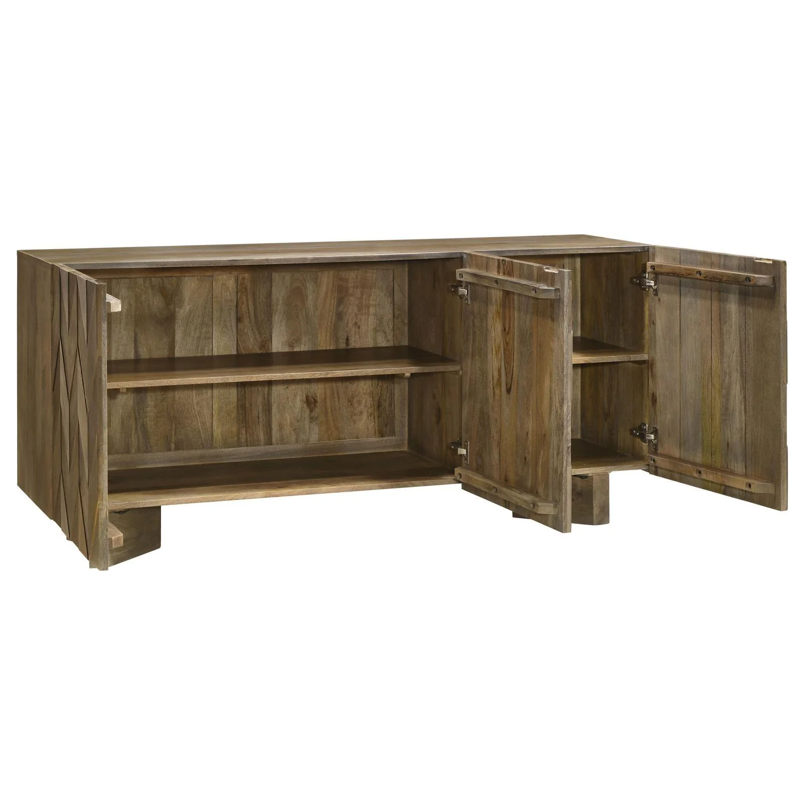Tyler Mango Brown 3-door Dining Sideboard Server - Image 3