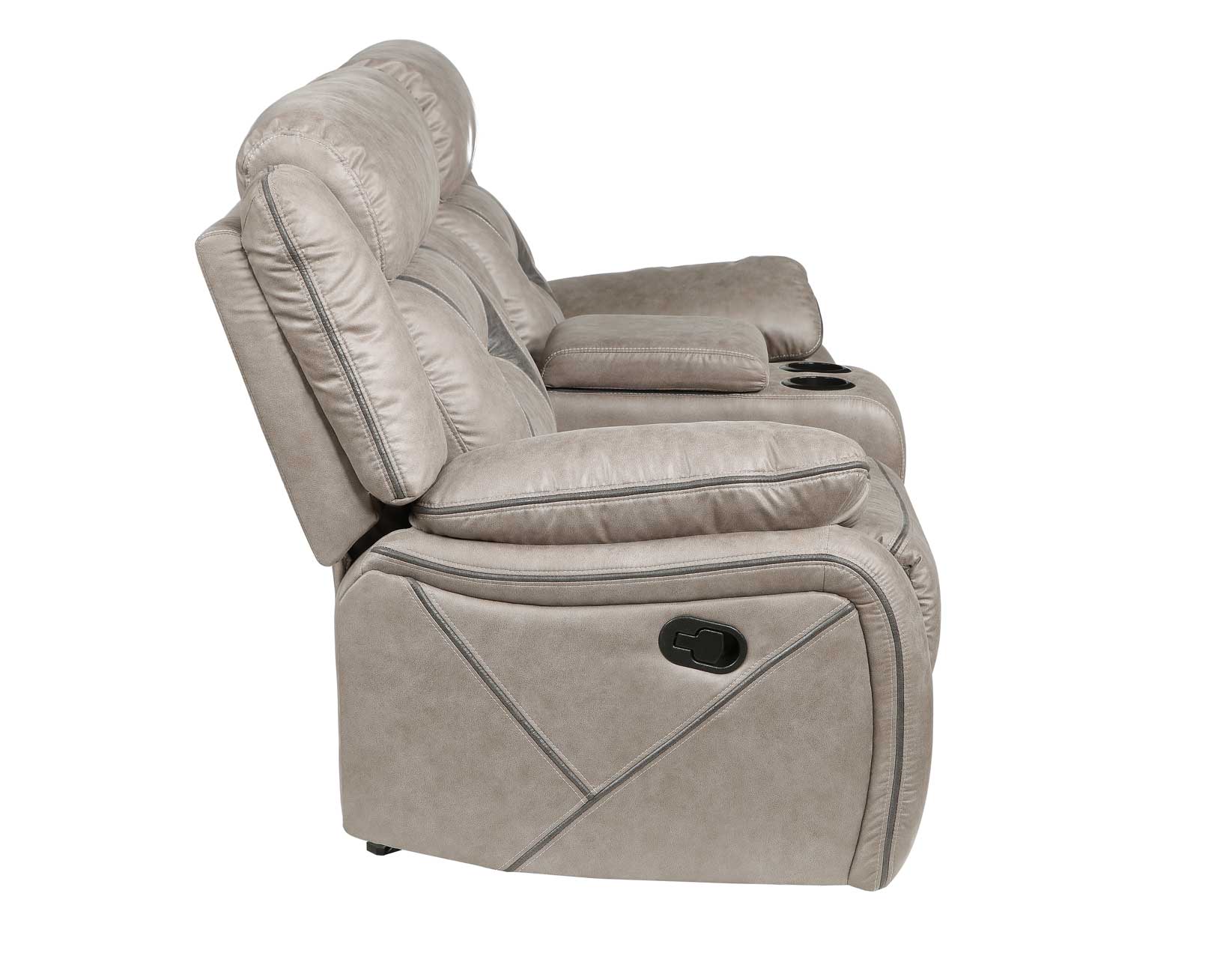 Tyson Gray/Dark Gray 3-Piece Manual Reclining Set - Image 18