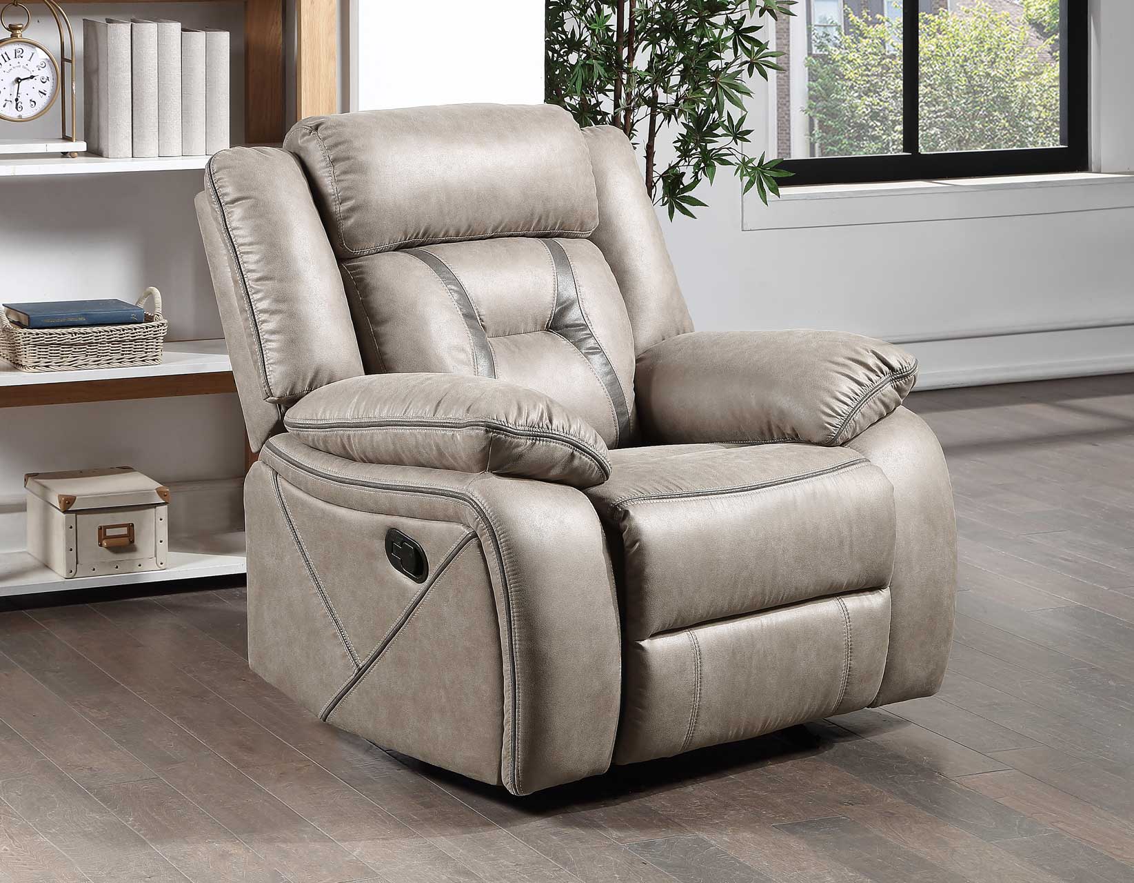 Tyson Gray/Dark Gray 3-Piece Manual Reclining Set - Image 5