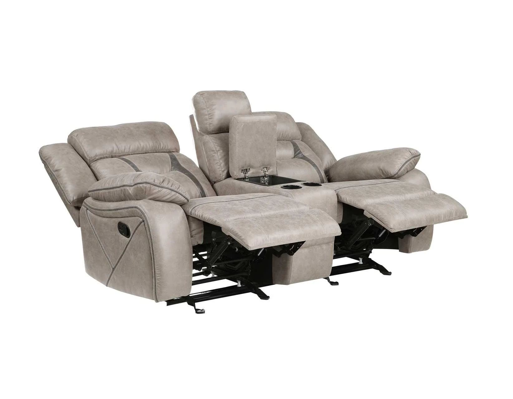 Tyson Reclining Glider Console Loveseat - Image 3