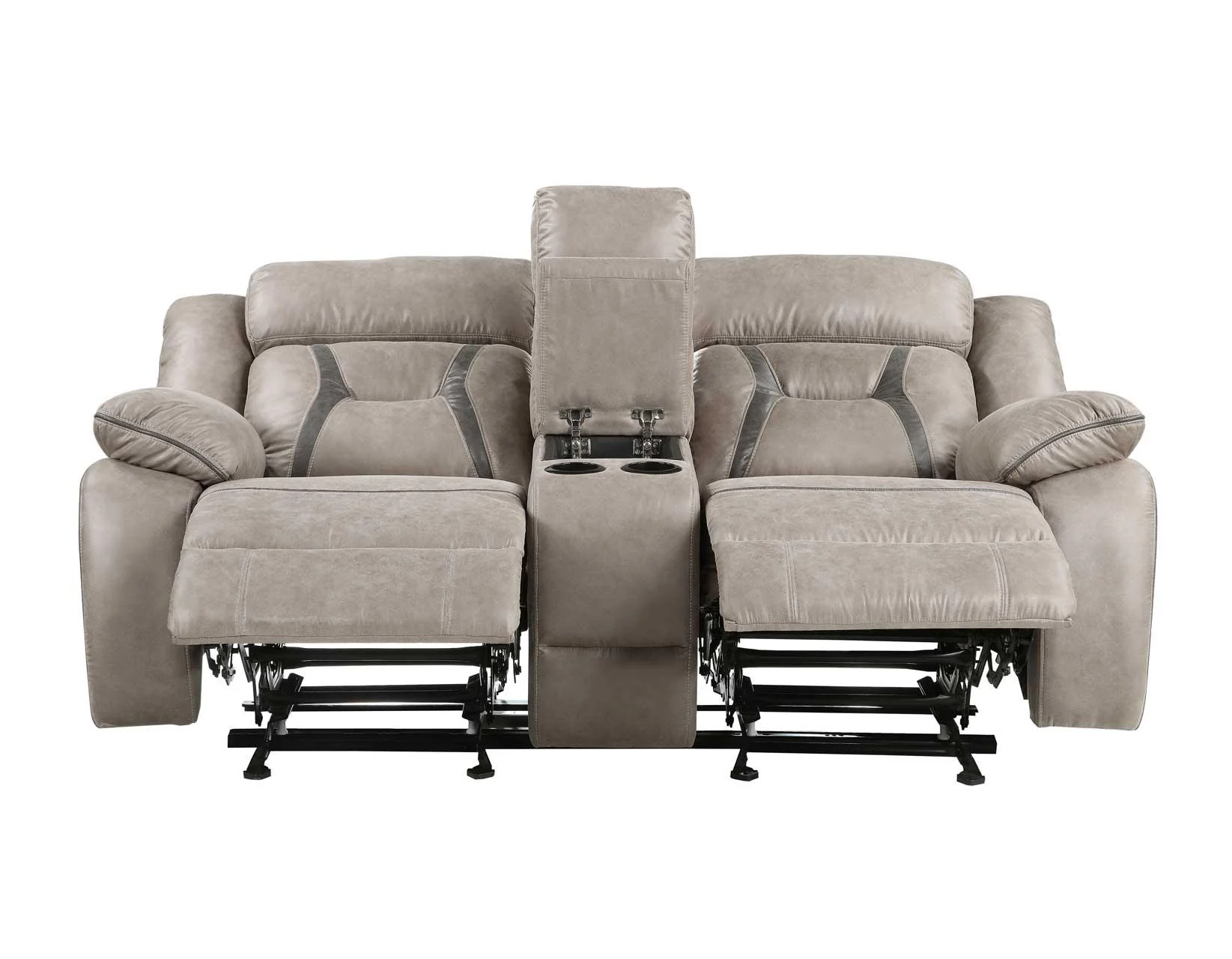 Tyson Reclining Glider Console Loveseat - Image 4