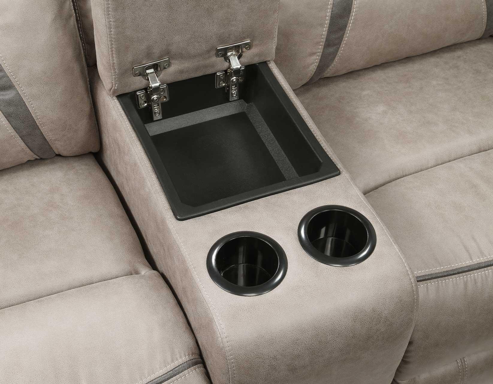 Tyson Reclining Glider Console Loveseat - Image 6