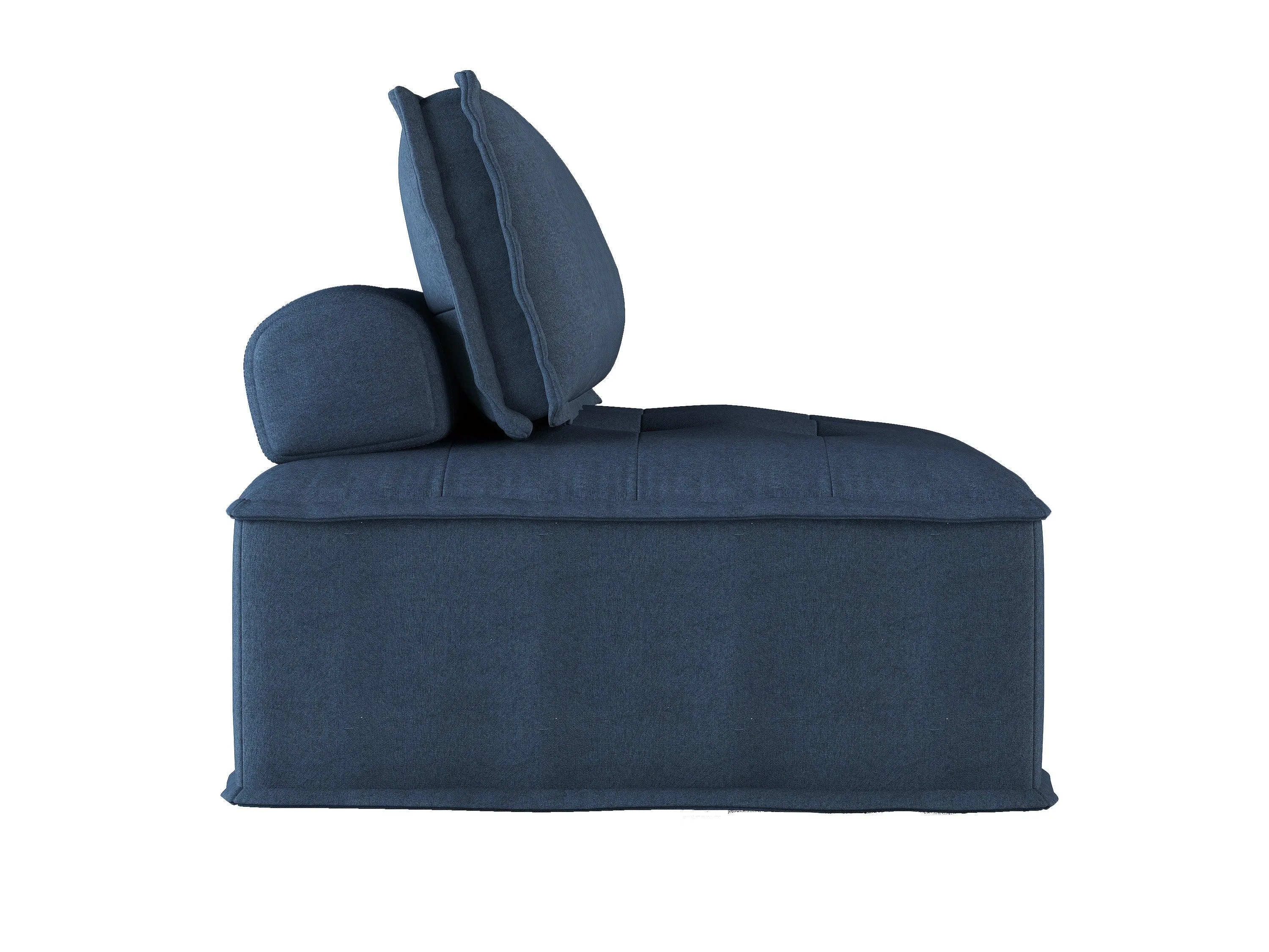 Ulrich Blue Modular Chair with Removable Bolster - Image 5