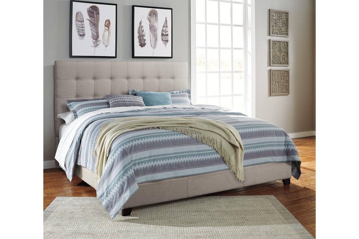 Upholstered Bed with Square Button Tufting - Image 2