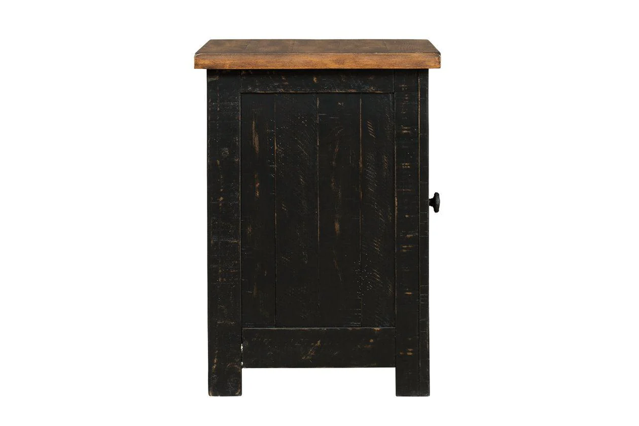 Valebeck Black/Brown Chairside End Table - Image 5