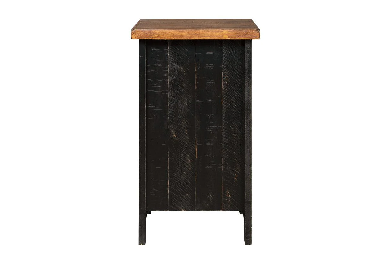 Valebeck Black/Brown Chairside End Table - Image 6