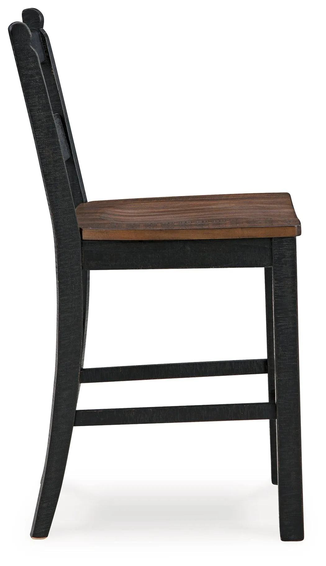 Valebeck Black/Brown Counter Height Barstool, Set of 2 - Image 5