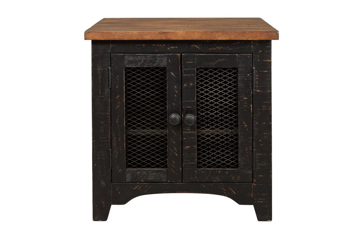 Valebeck Black/Brown End Table - Image 4