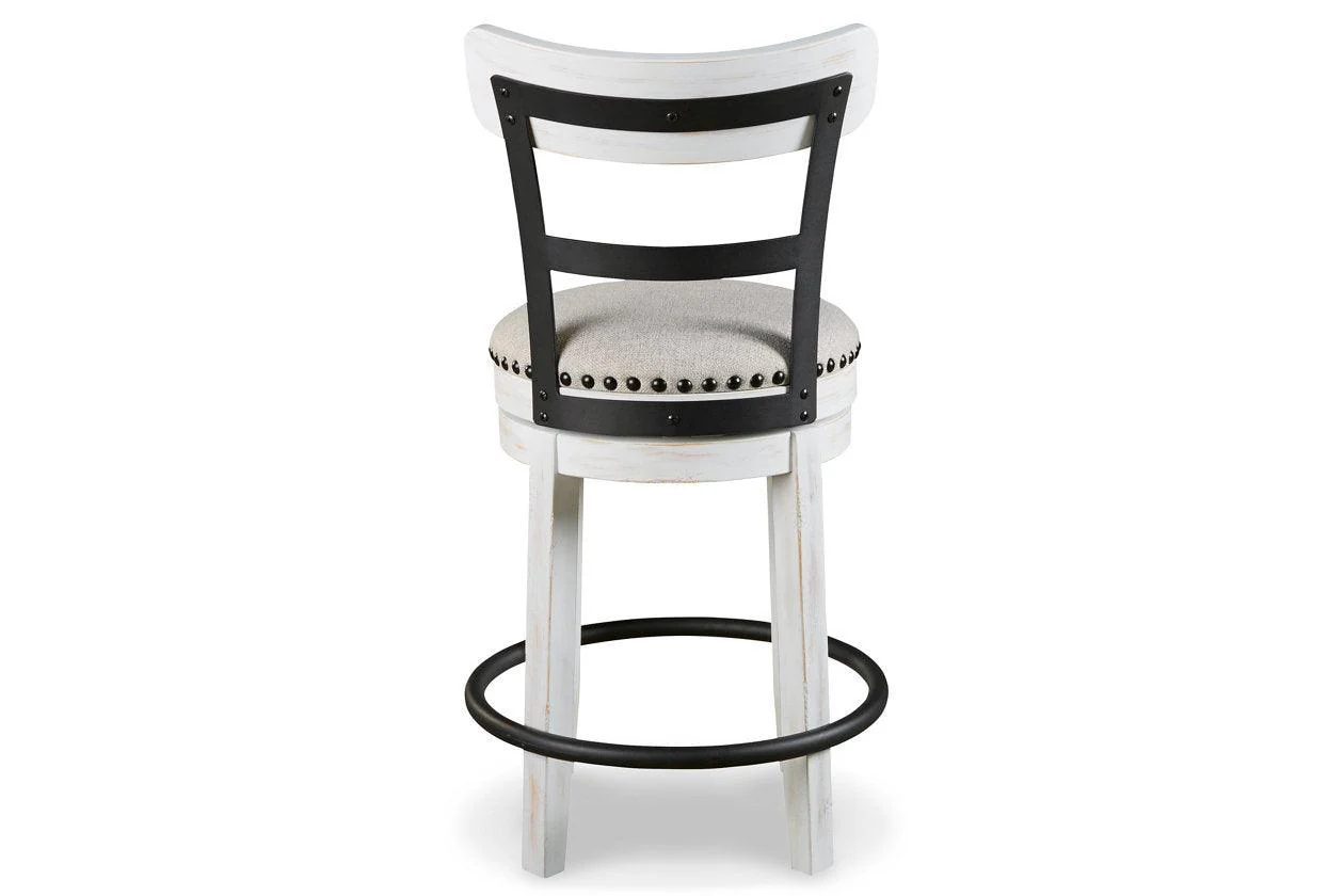 Valebeck White Counter Height Barstool - Image 4