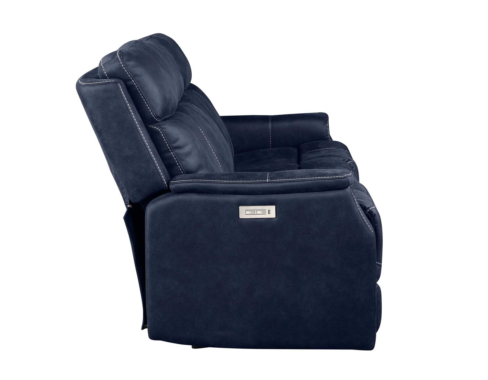 Valencia Ocean Blue 3-Piece Dual Power Reclining Set - Image 9