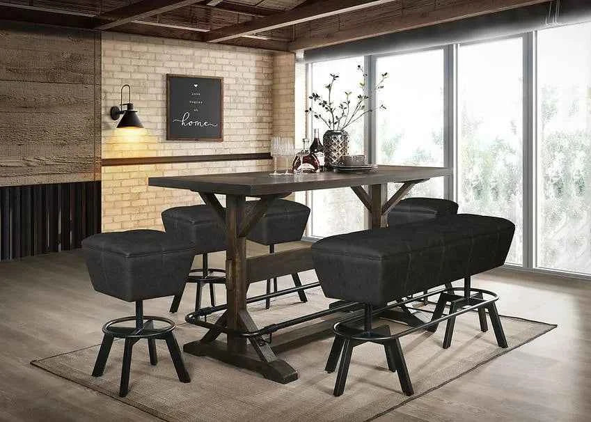Valmont Brown Dining Room Set