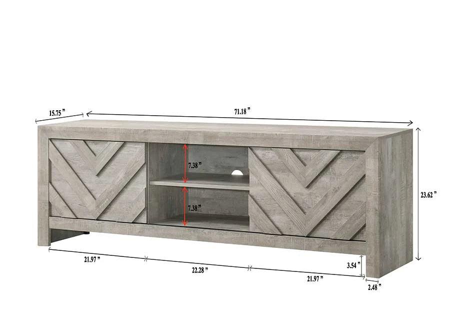 Valor Beige TV Stand - Image 4