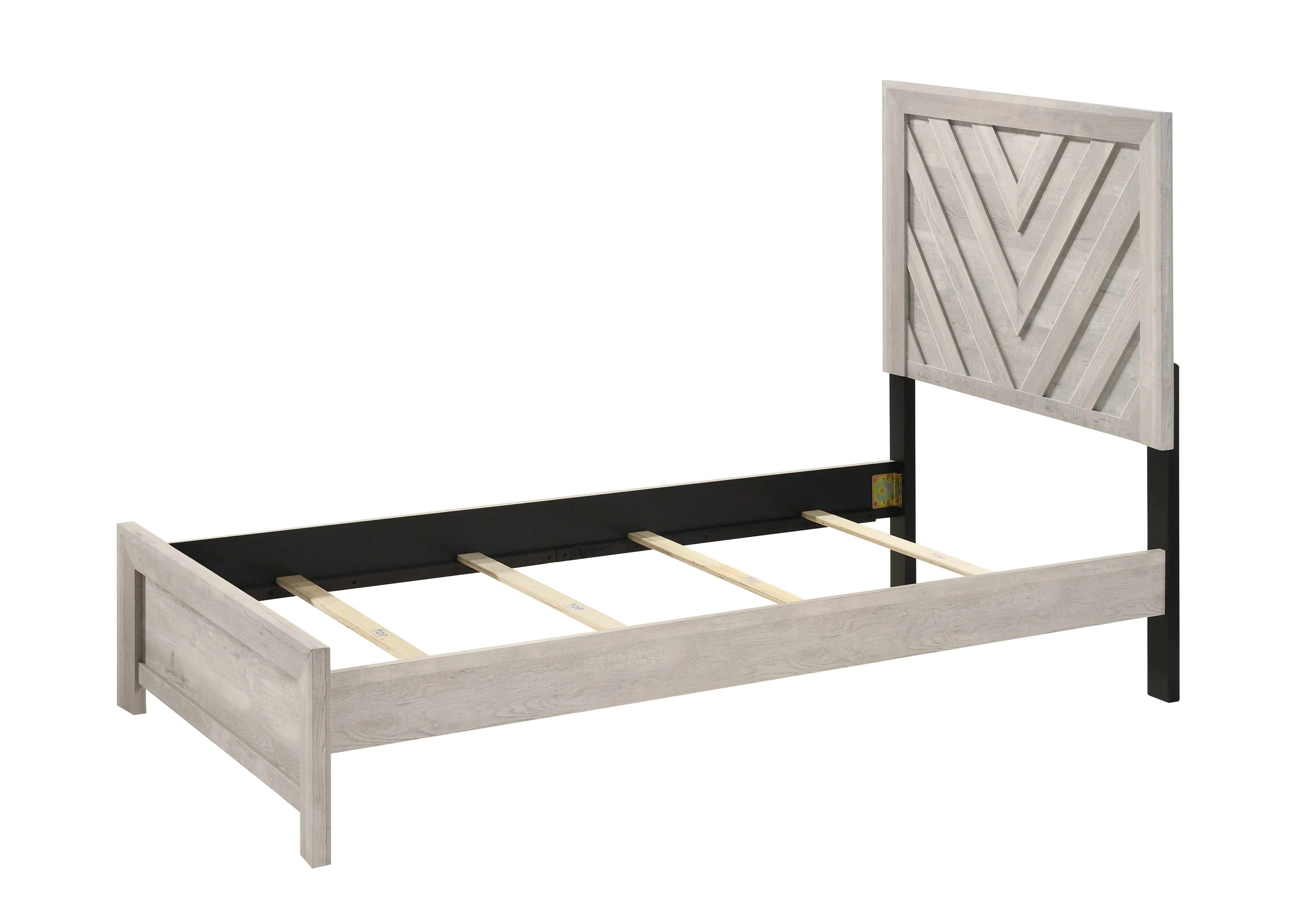 Valor Beige Twin Panel Bed - Image 2