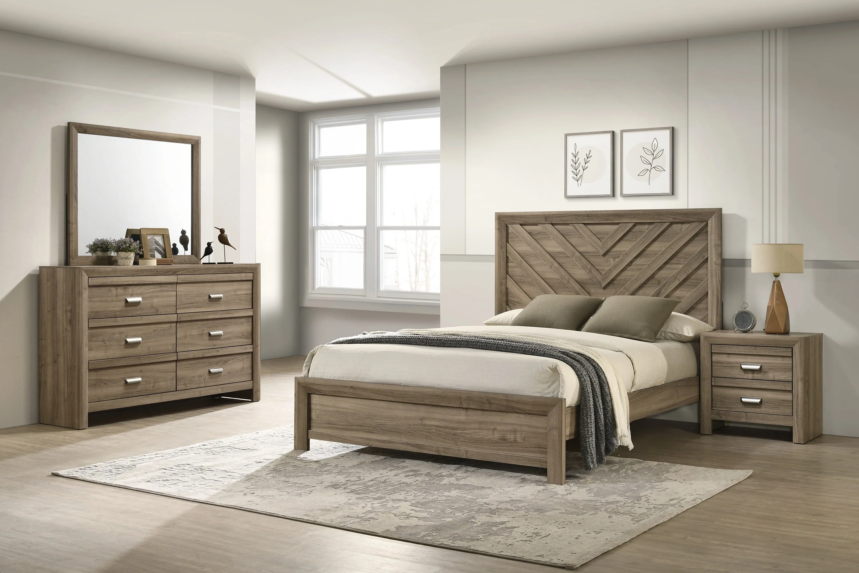 Valor Light Brown Youth Bedroom Set - Image 2