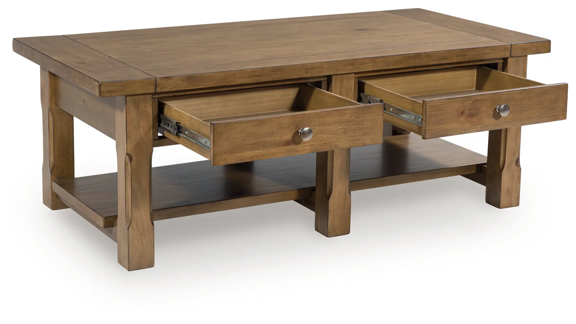 Vandenmore Medium Brown Coffee Table - Image 2
