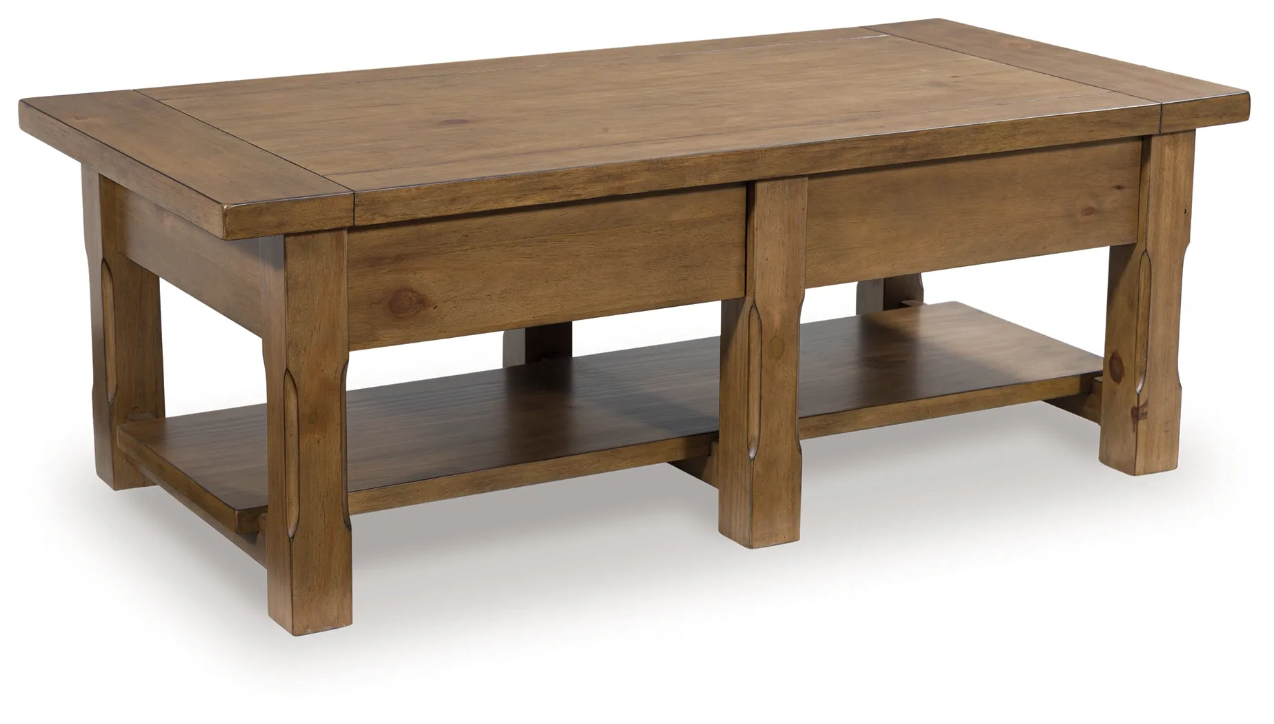 Vandenmore Medium Brown Coffee Table - Image 4