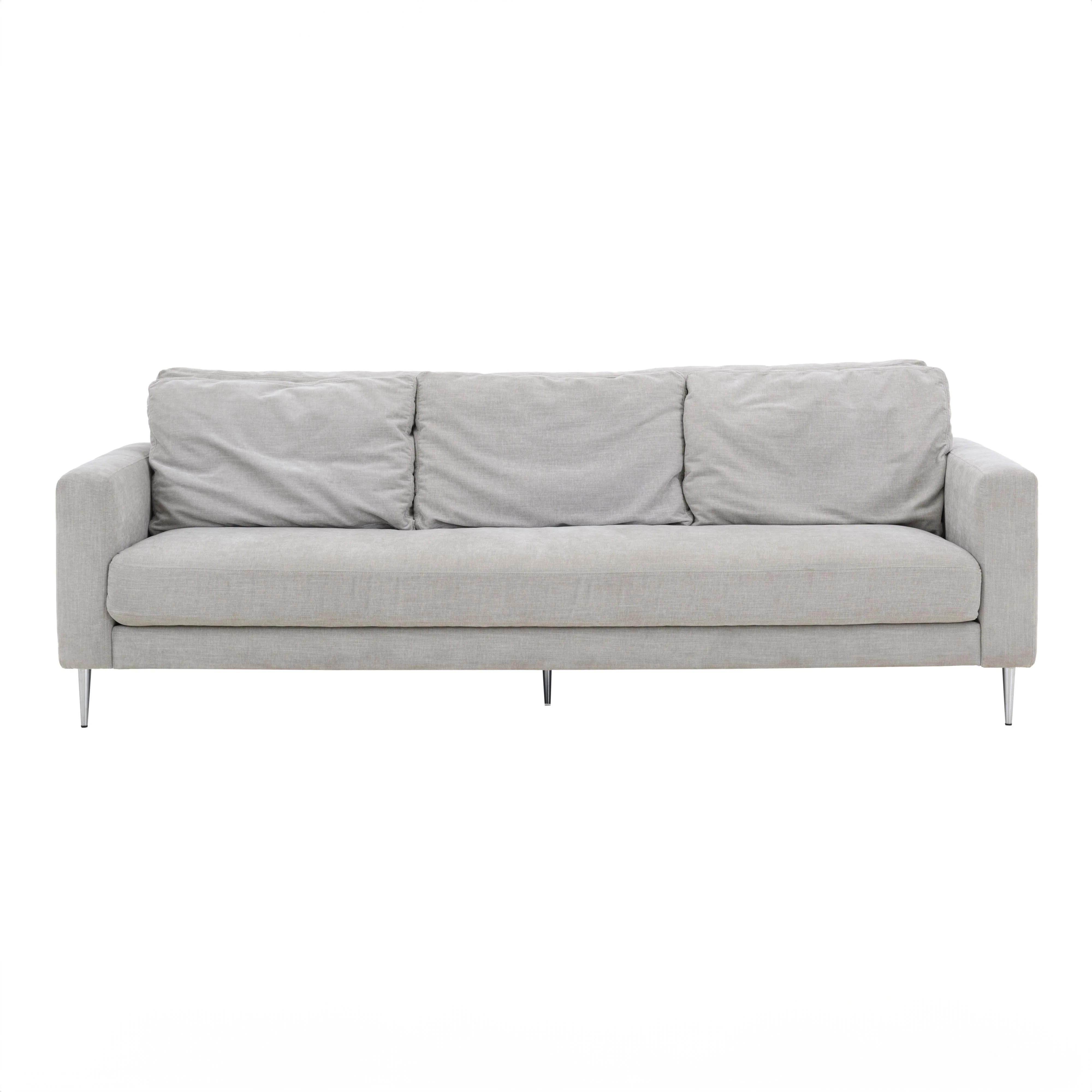 Vari Textured Velvet Lounge Sofa - Image 5