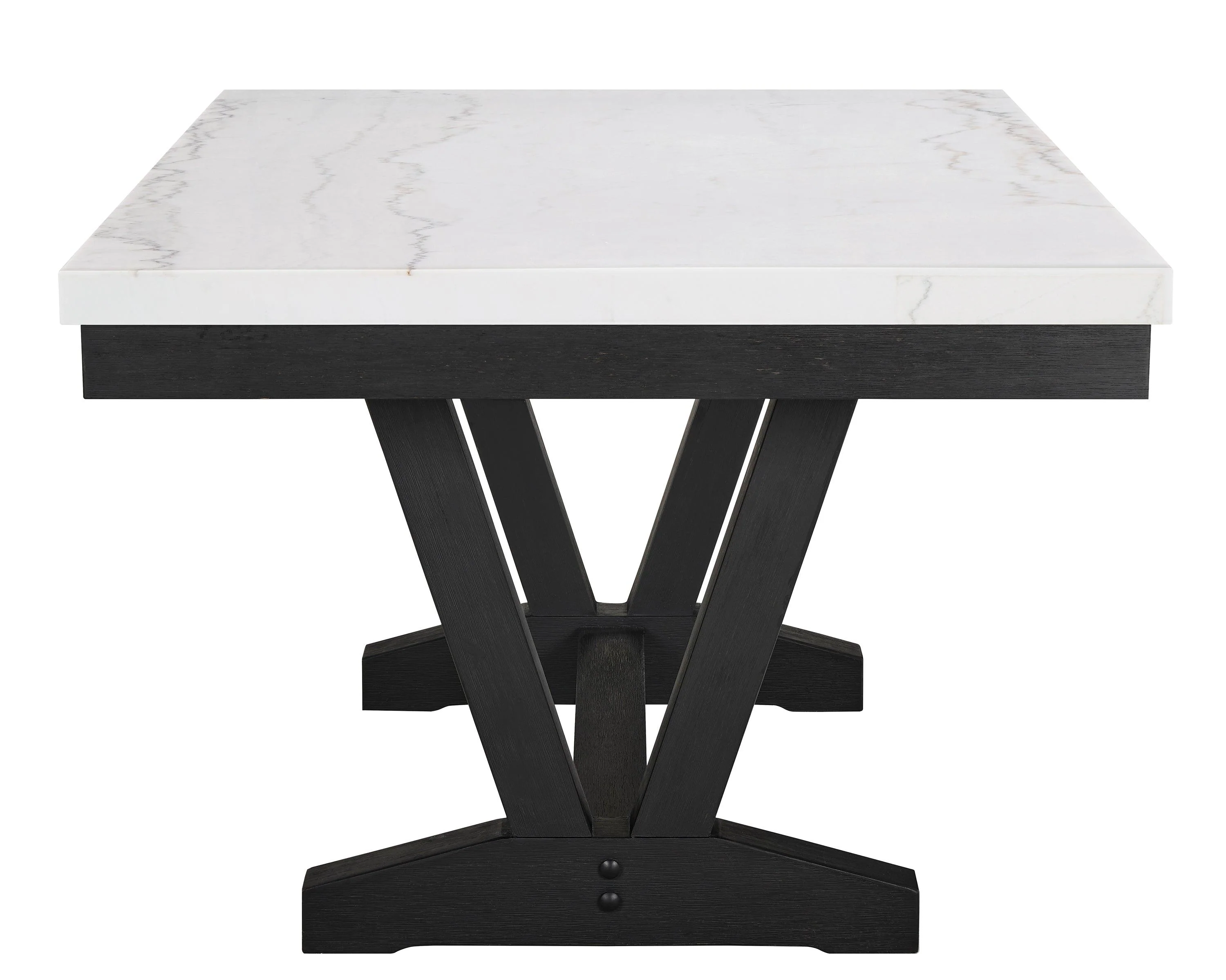 Varley Dove Genuine Marble Dining Set - Image 4