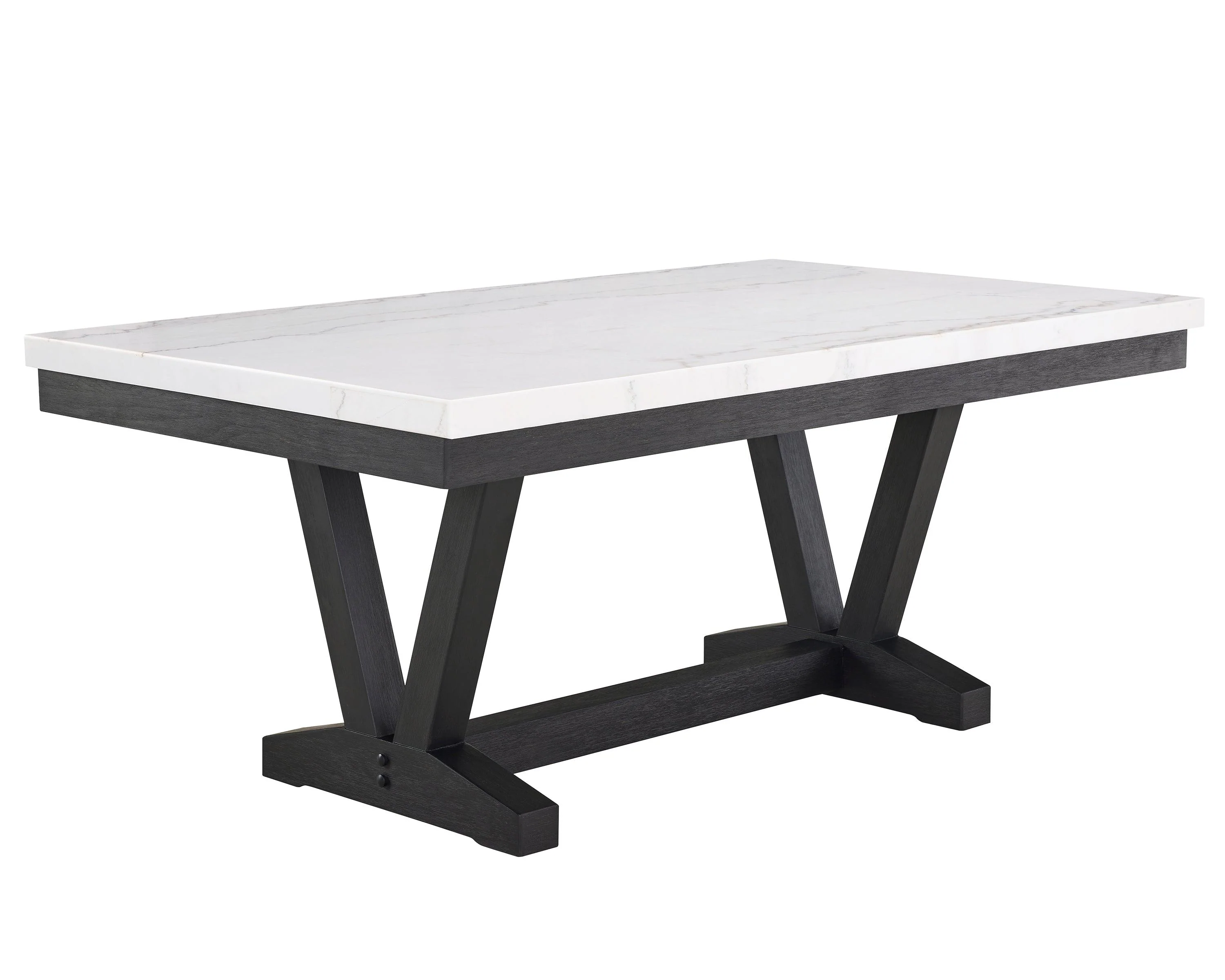 Varley Dove Genuine Marble Dining Set - Image 7