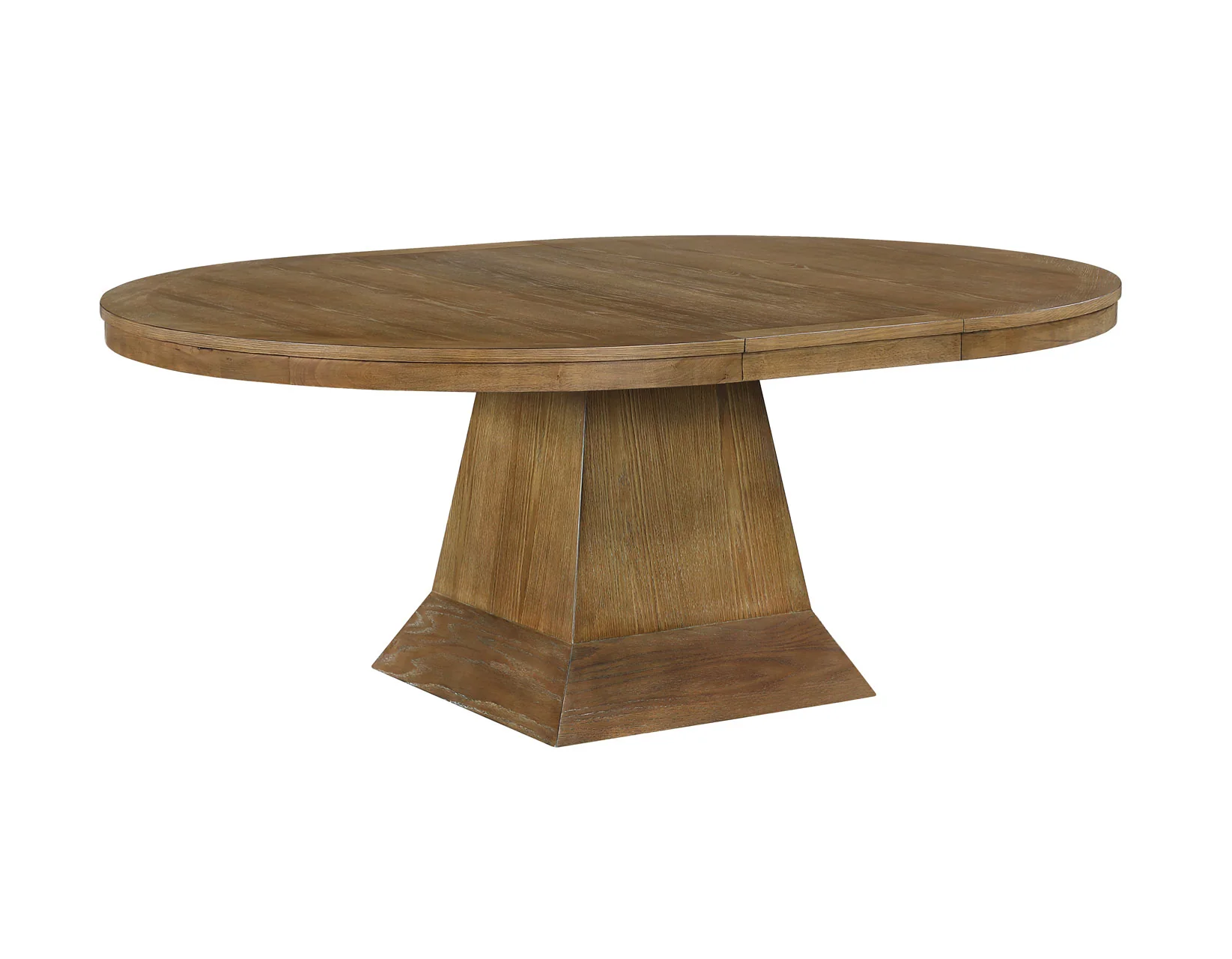 Vaughn Driftwood/Black 5-Piece 60-96″ w/2-18 Leaves Dining Set - Image 13