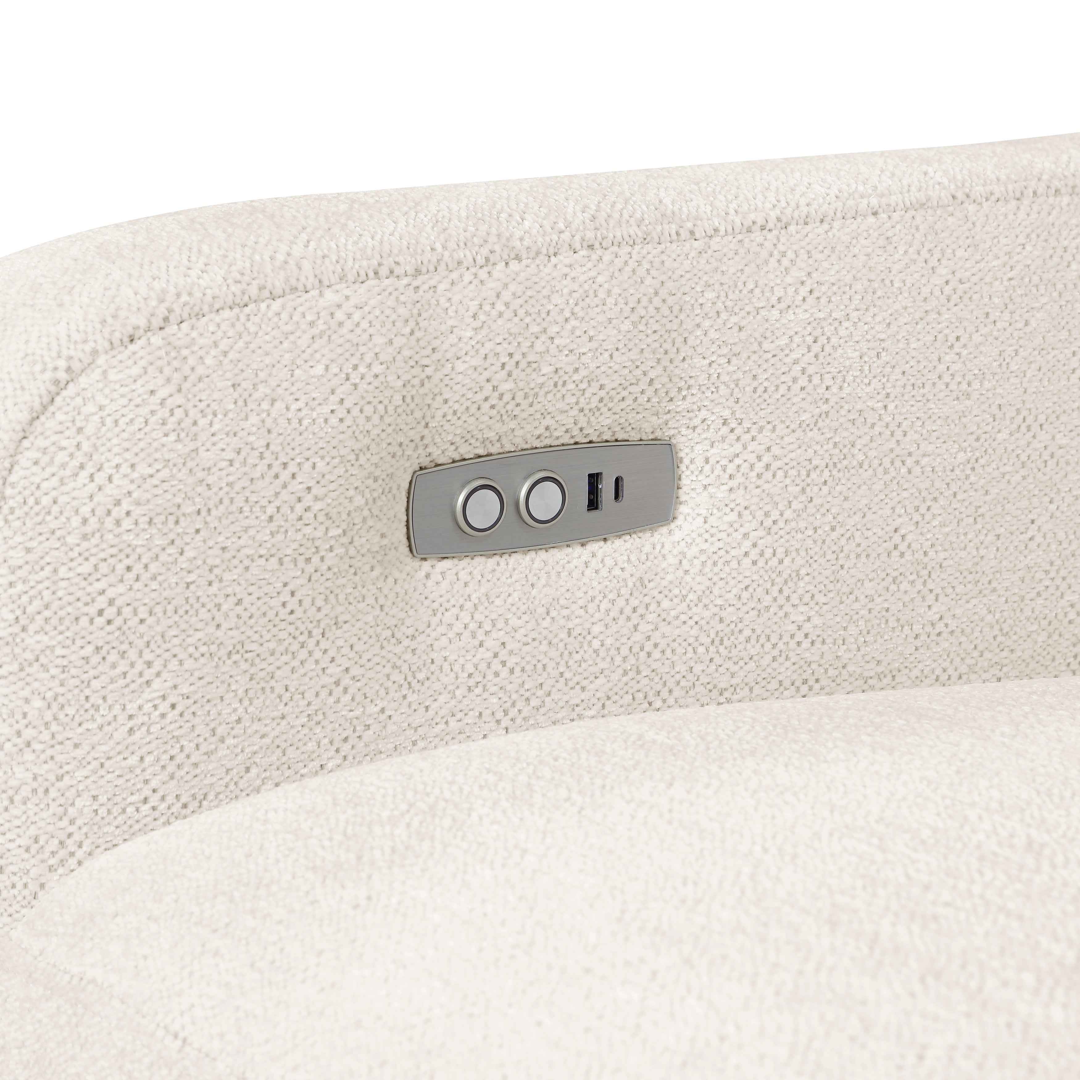 Vera Beige 3-Piece Power Reclining Living Room Set - Image 12