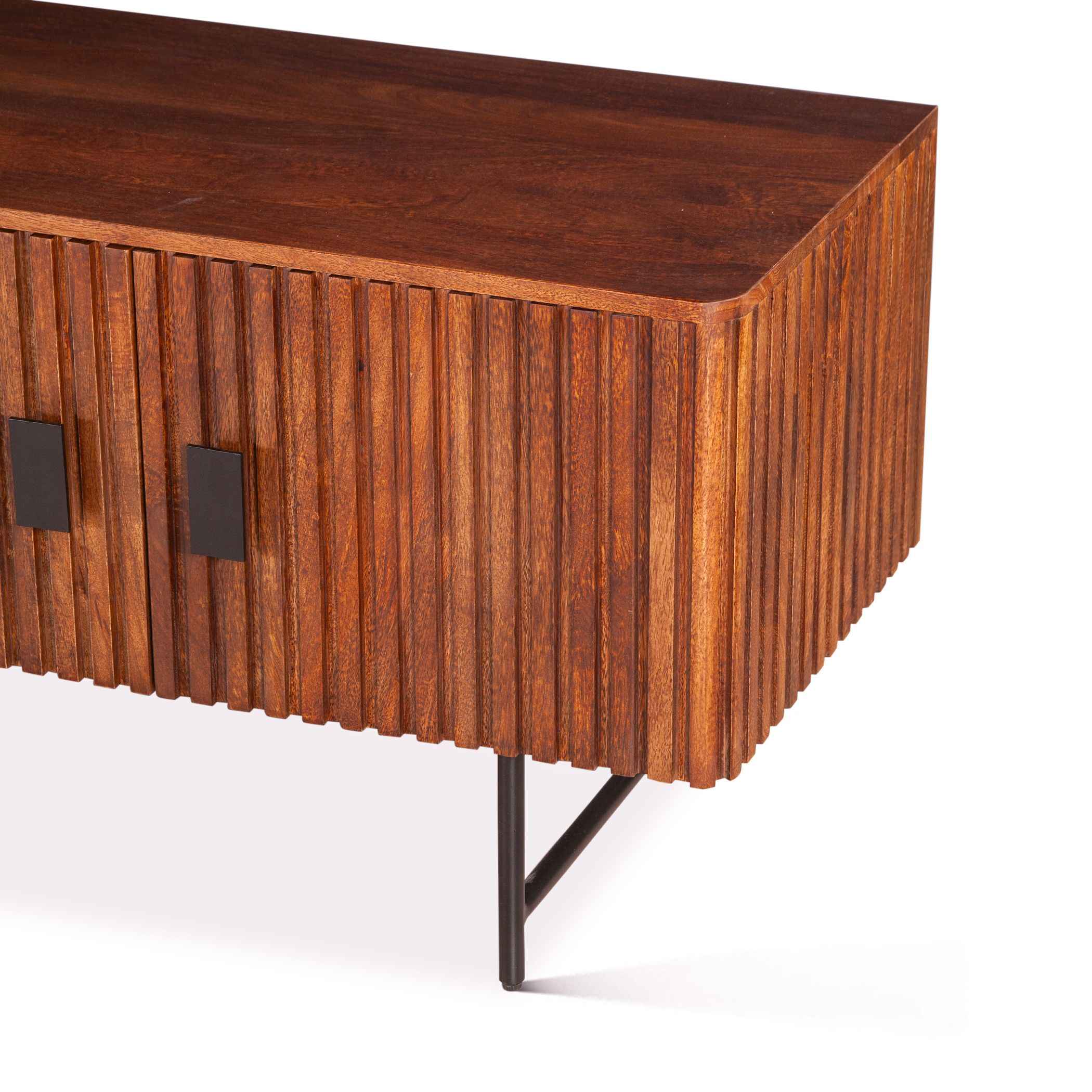 Verbania 98" Media Cabinet in Pecan Brown - Image 6
