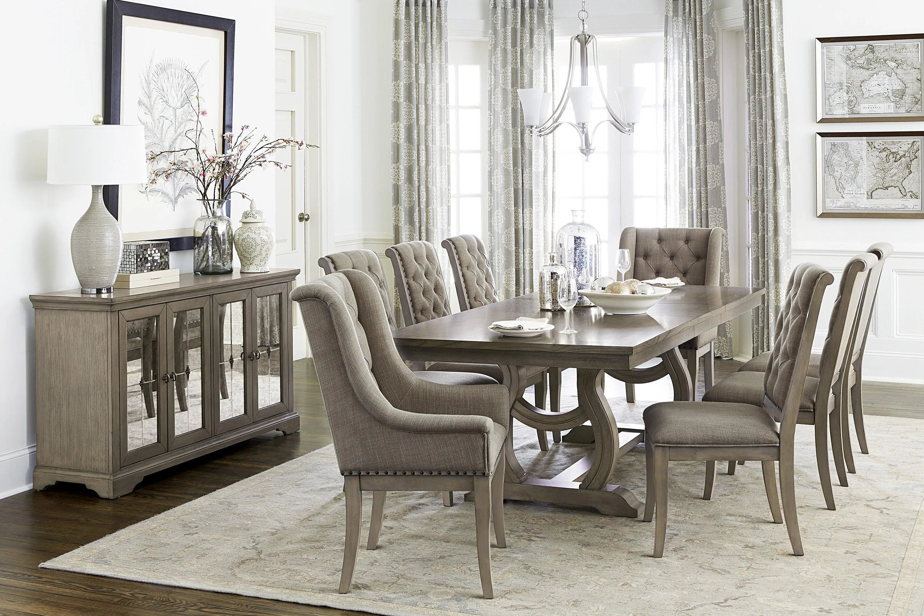 Vermillion Subtle Bisque Arm Chair, Set of 2 - Image 2