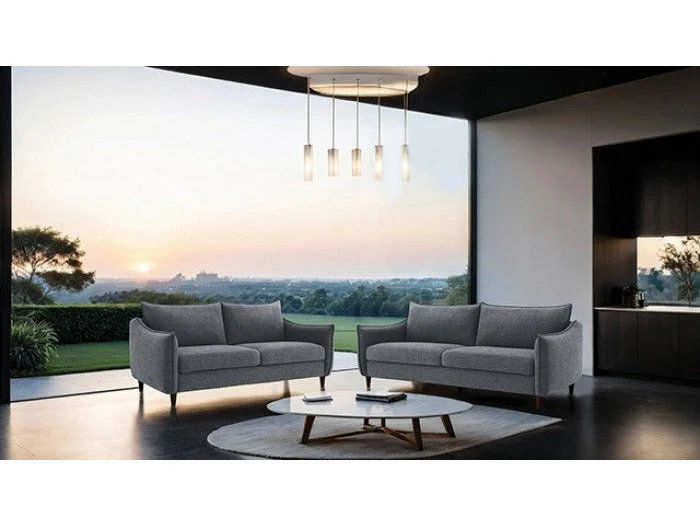 Vermon Gray Sofa & Loveseat