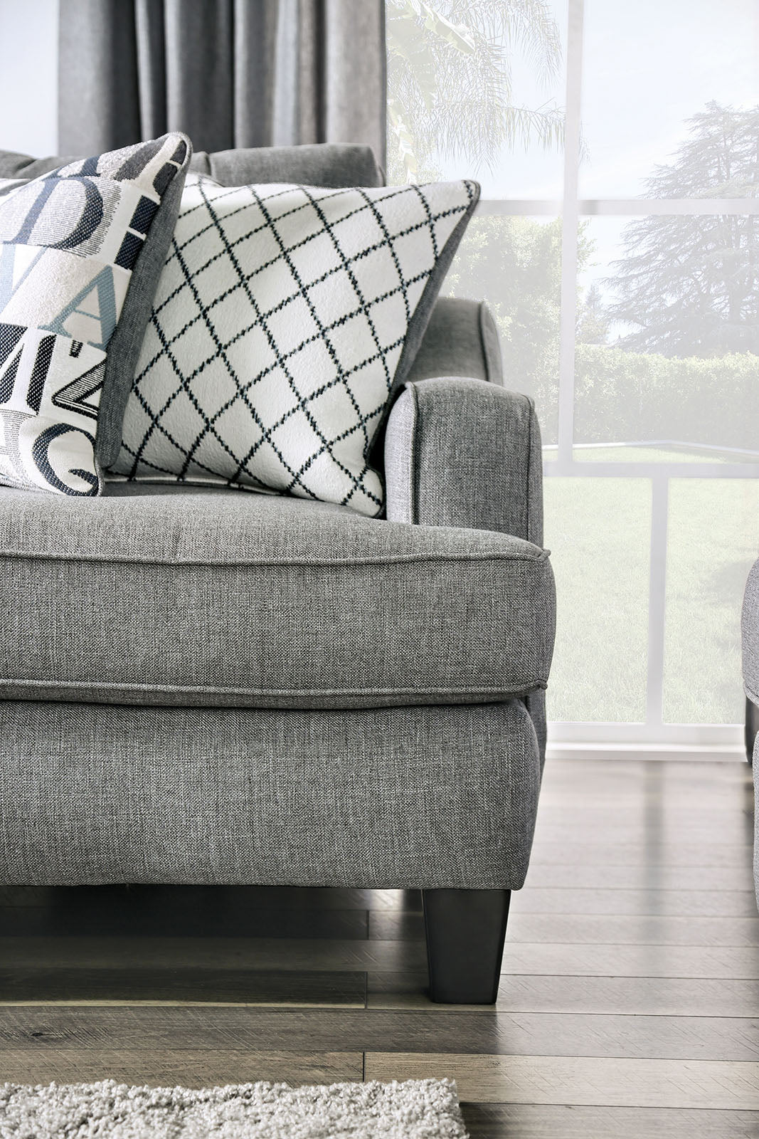 Verne Bluish Gray Sofa & Loveseat - Image 3