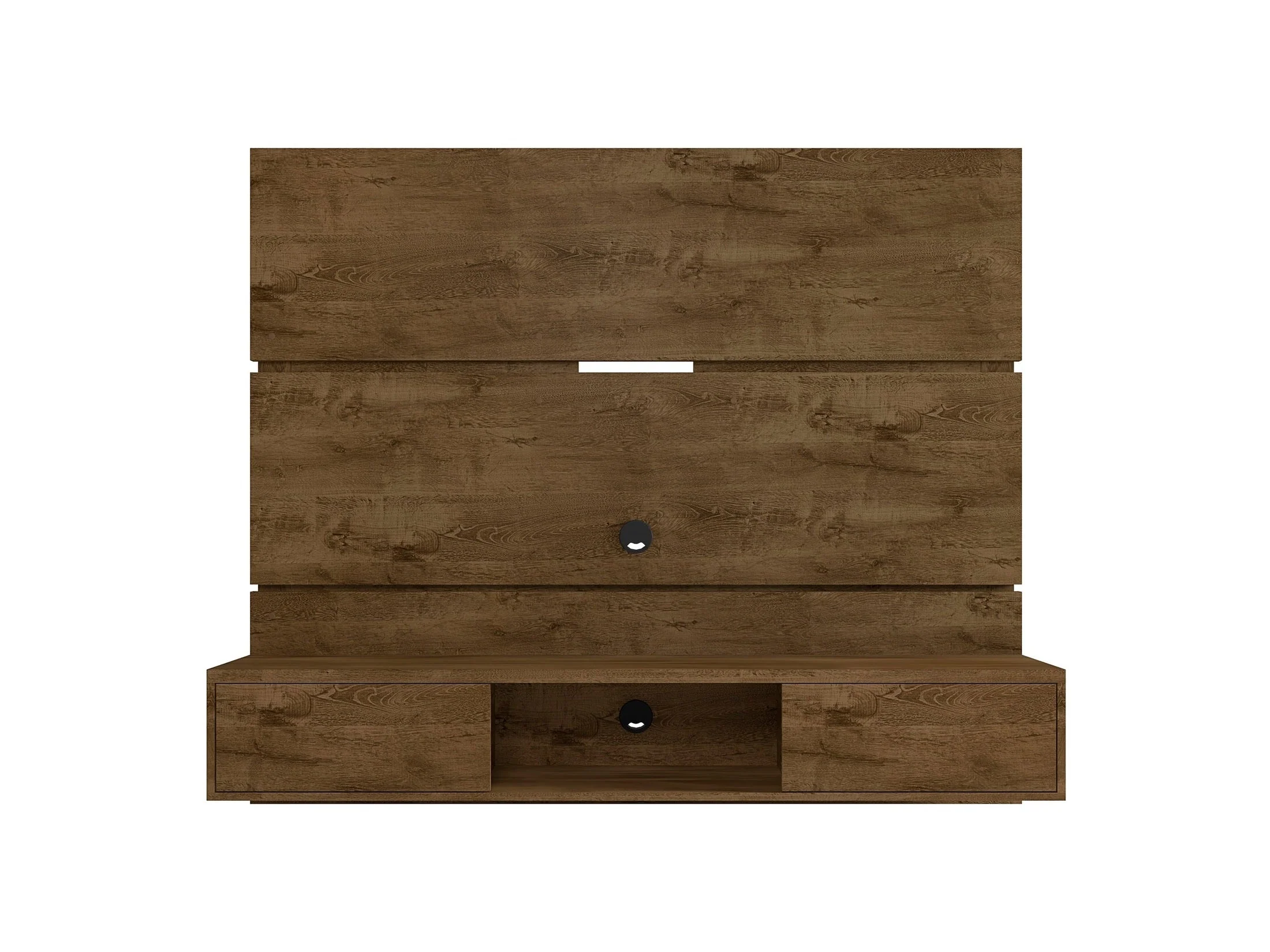 Vernon 62.99 Floating Entertainment Center in Rustic Brown