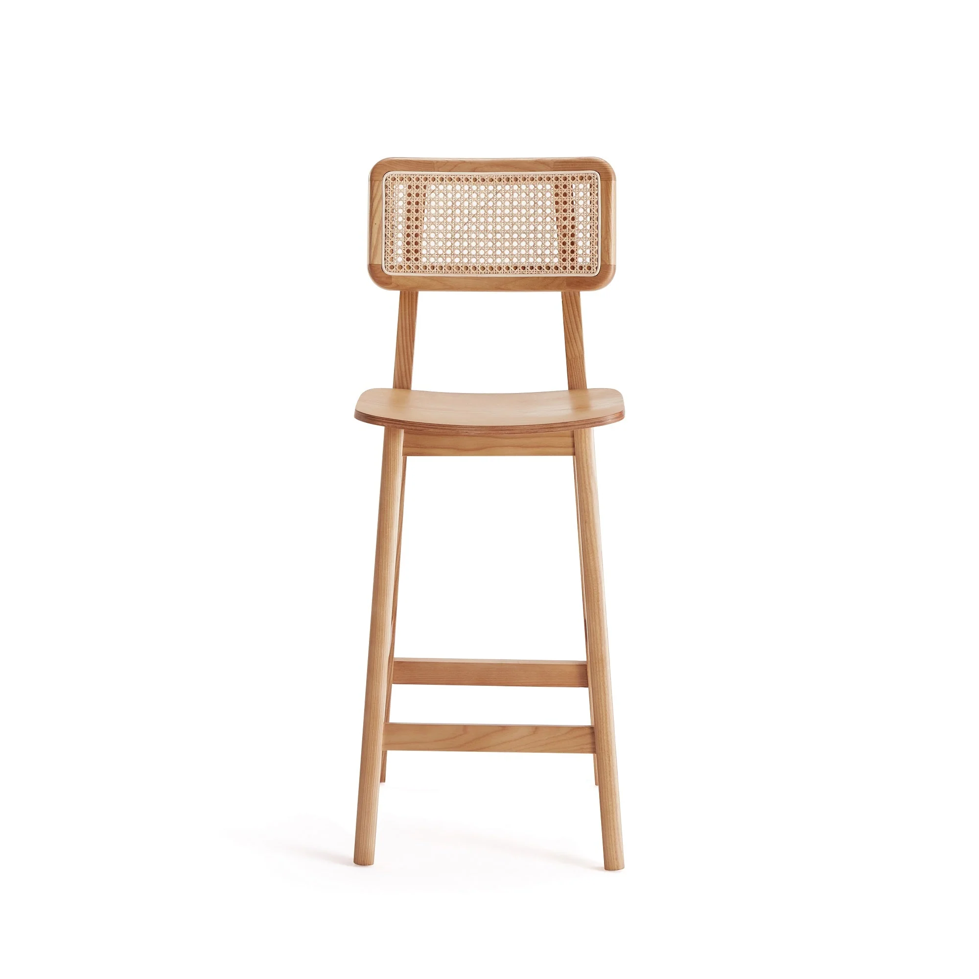 Versailles Counter Stool in Nature Cane (set of 3) - Image 5