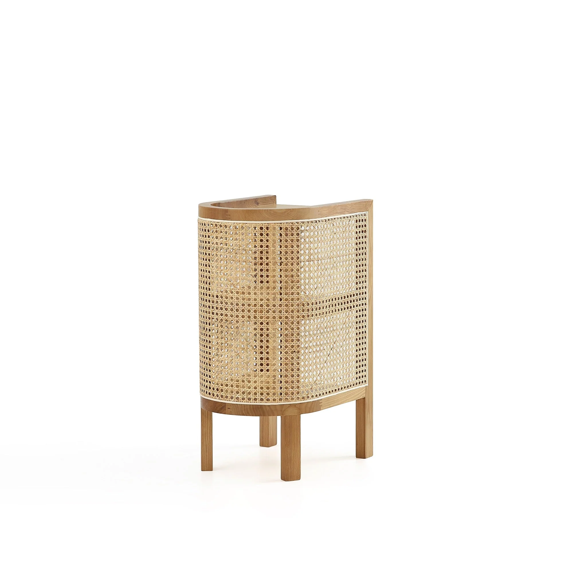 Versailles End Table in Nature Cane - Image 6