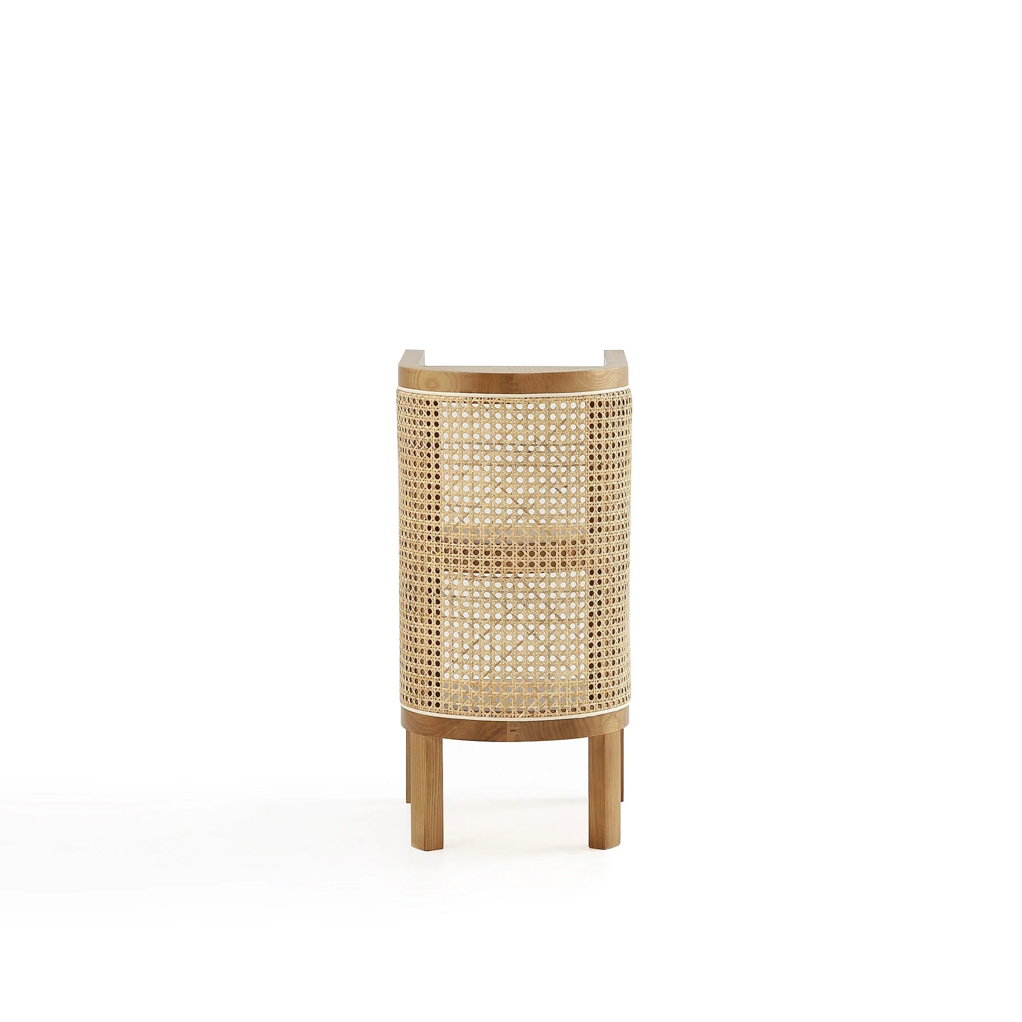 Versailles End Table in Nature Cane - Image 7