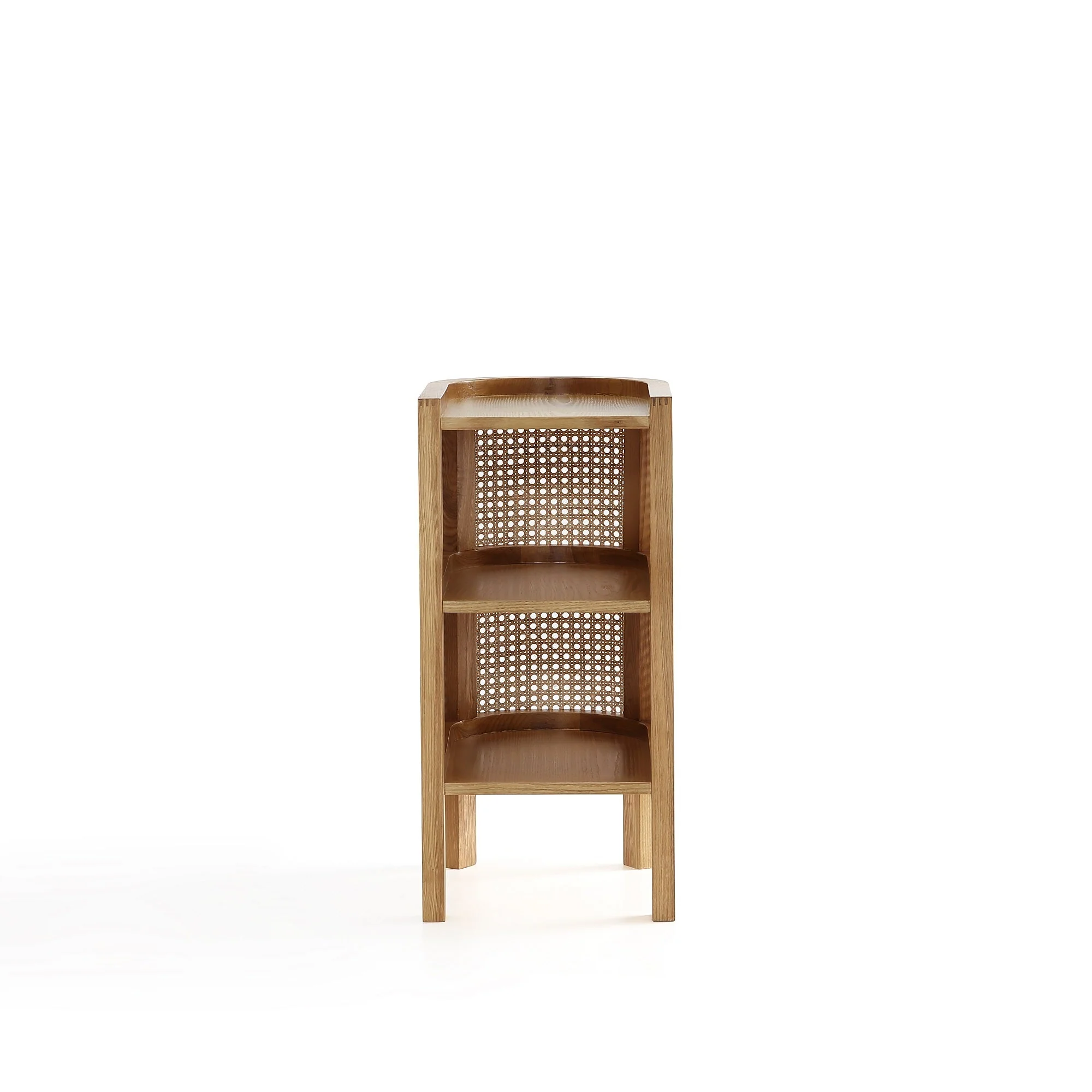 Versailles End Table in Nature Cane (set of 2) - Image 4