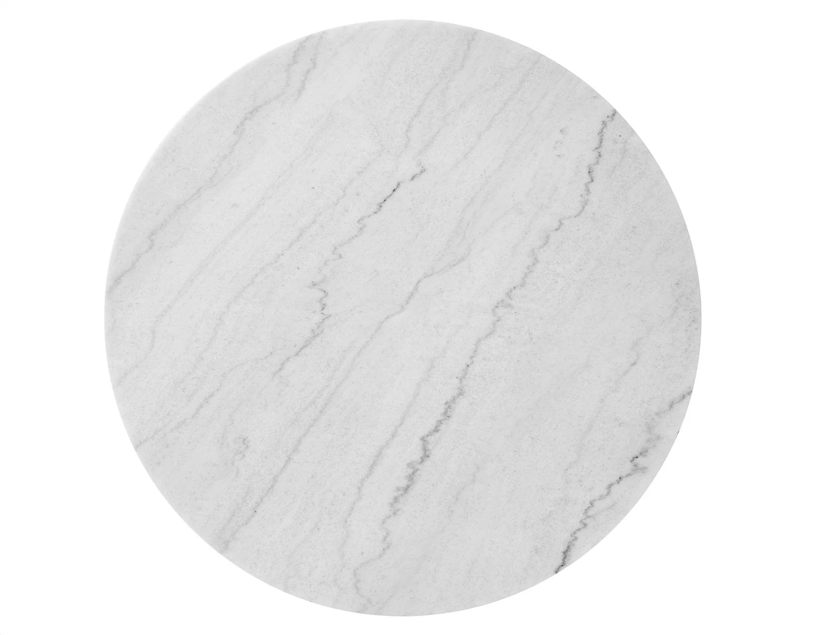 Vida 48″ Round White Marble Dining Table - Image 10