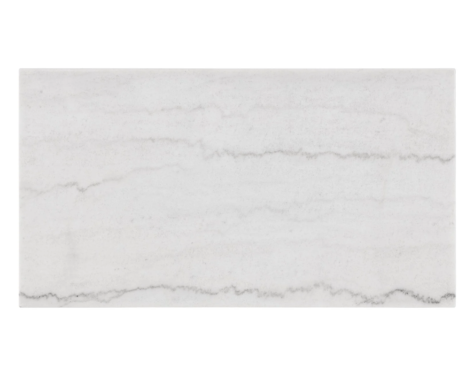 Vida Black Cocktail Table, White Marble Top, Castered - Image 5