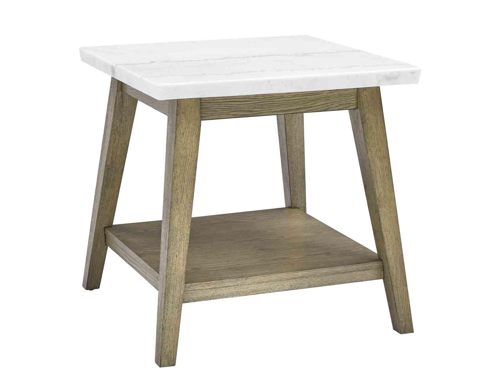 Vida Marble Top End Table - Image 2