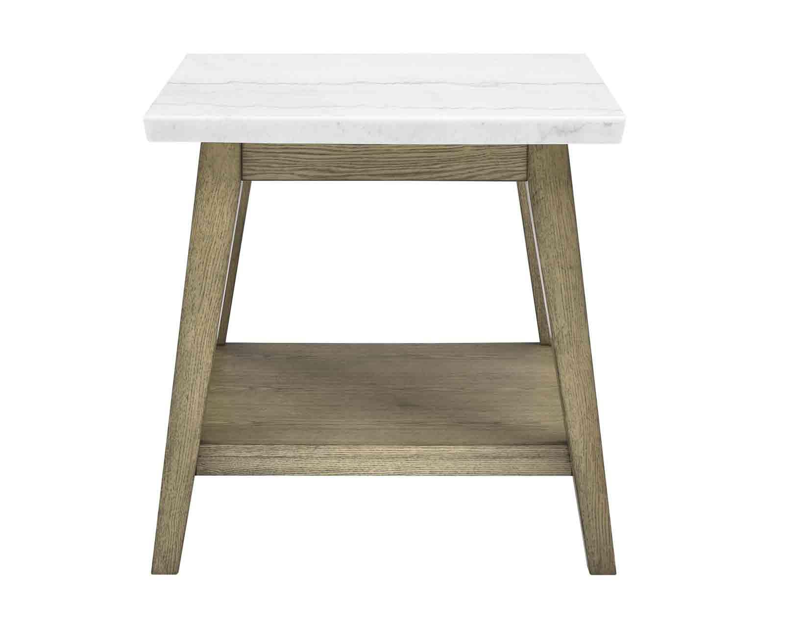 Vida Marble Top End Table - Image 3