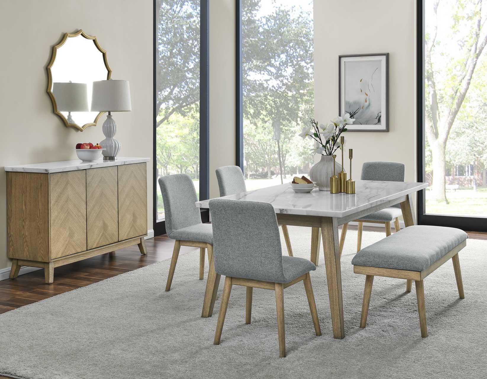 Vida Upholstered Side Chair, Gray - Image 7