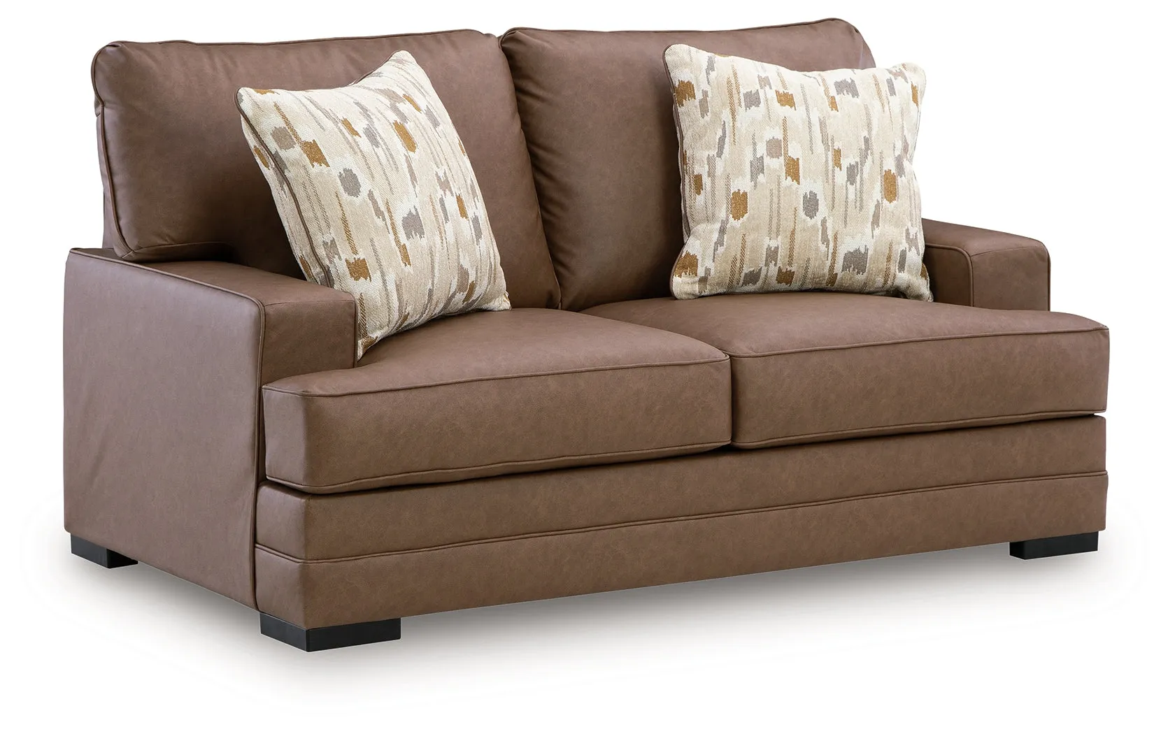 VillaCourt Caramel Loveseat - Image 2