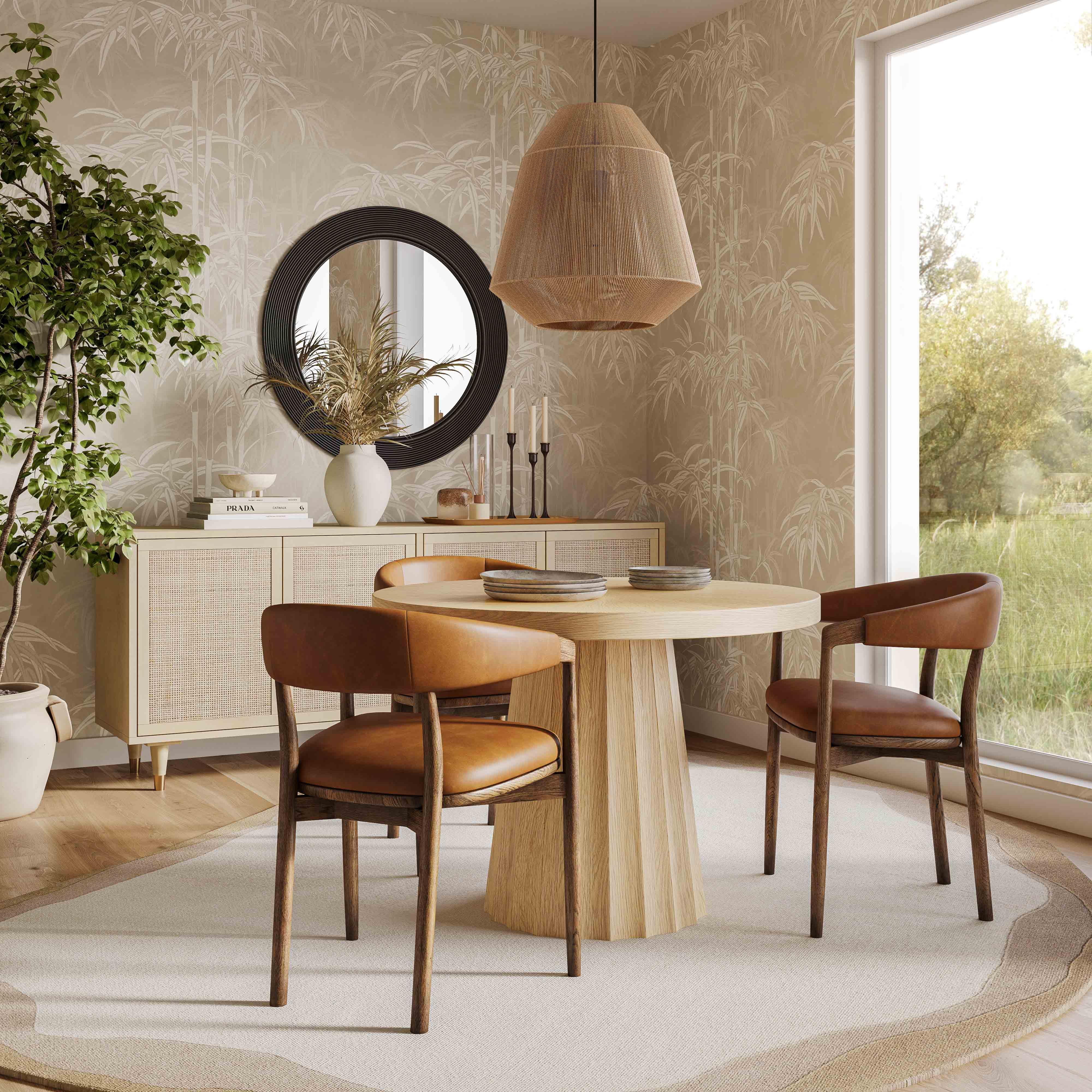 Vina Vegan Leather Dining Chair - Image 2
